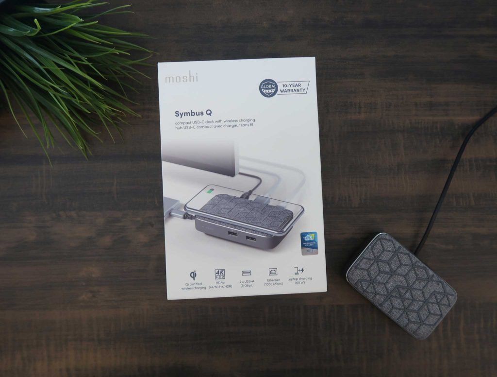 Moshi Symbus Q USB C Hub, 6-in-1 Docking Station with 15W