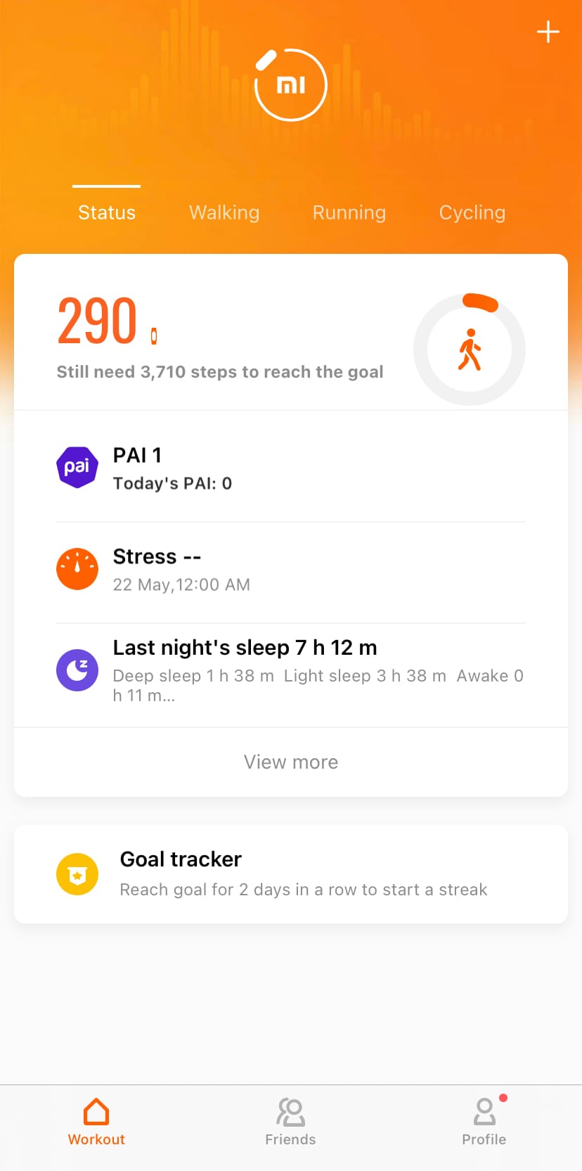 mi fit gps tracking