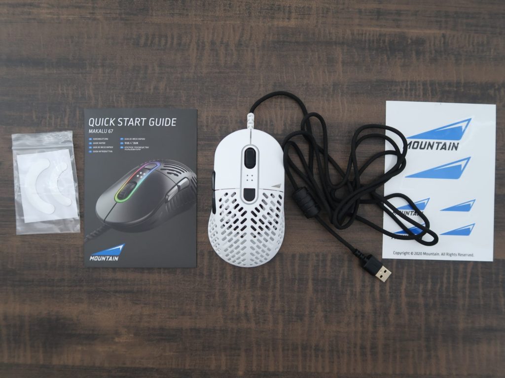 Mountain Makalu 67 Lightweight Wired Gaming Mouse unboxing