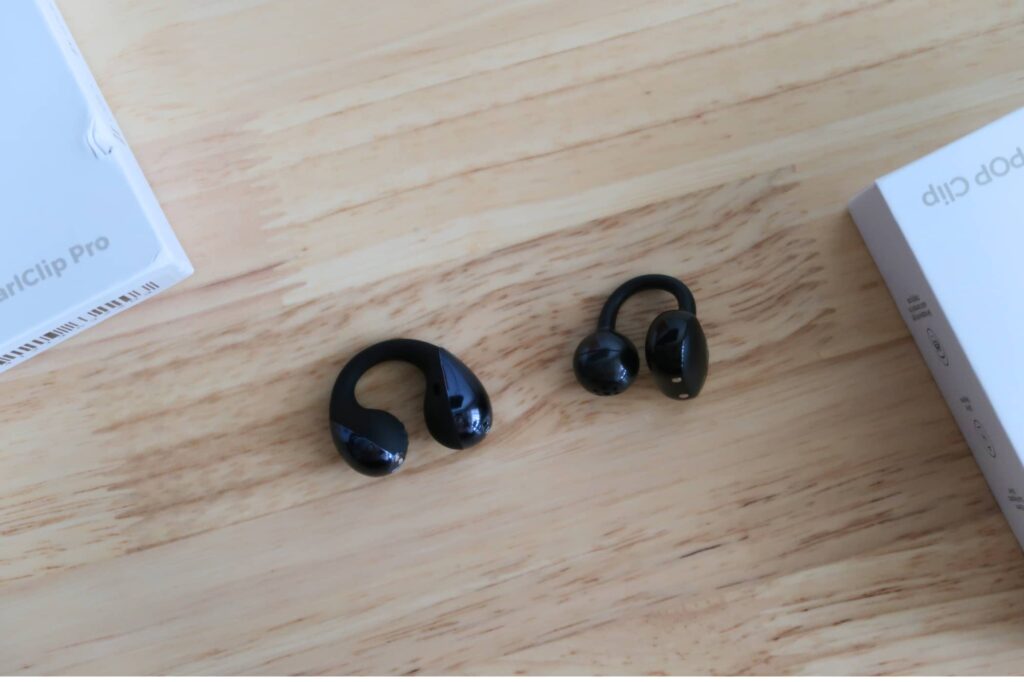 Clip-On Earbuds by Soundpeats – PearlClip Pro & POP Clip